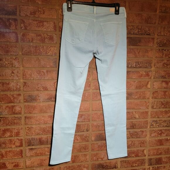 AG ADRIANO GOLDSHMIED SUPER SKINNY LEGGING ANKLE JEANS size 26 R - Picture 2 of 4